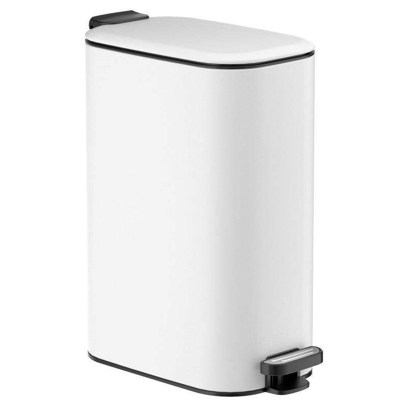 厨房长方形桶垃圾桶大号大容量2025新款家用客厅轻奢高档不锈钢