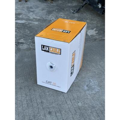 Utp 6E Cat 5E Cca中性白品牌国际版铜包铝Poe传输电缆305m