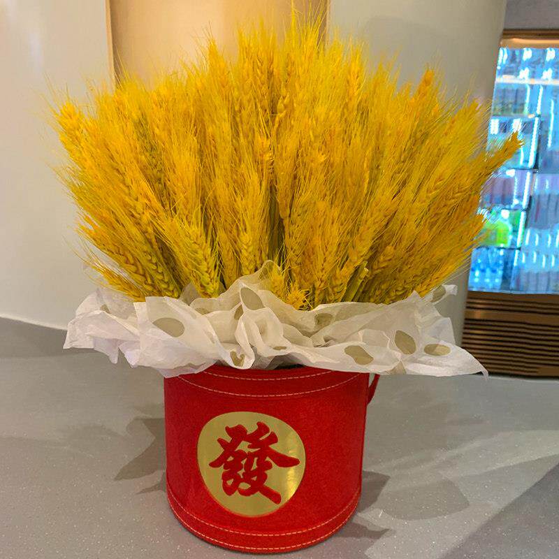 大麦花束开业手提花篮成都鲜花速递同城开张武汉贵阳全国配送上门