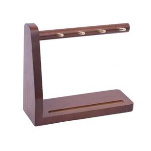 钥匙管理神器北欧实木榉木钥匙挂架桌面收纳盒摆件玄关置物架挂钥