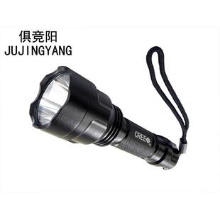 俱竞阳骑行手电筒LED强光充电防水远射军家用应急户外露营探险
