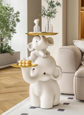 大象客厅大型落地摆件电视柜沙发旁边床头卡通落地灯乔迁新居礼品