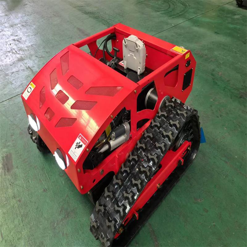 遥控履带园林边坡开荒除草机 汽油自走式果园打草碎草机 开荒农机