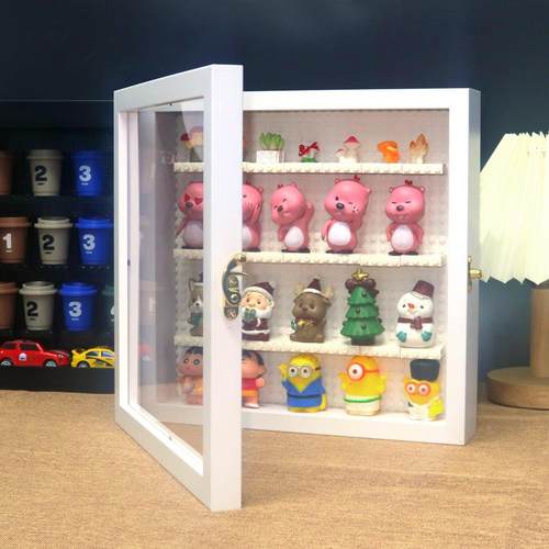 积木相框正方形拼装中空4cm收纳翻盖相框文创礼品DIY中空相框