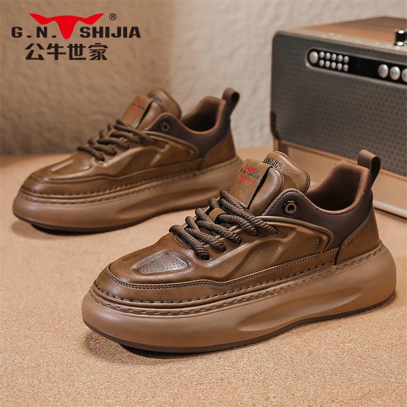 公牛世家老爹鞋男款秋冬季新款