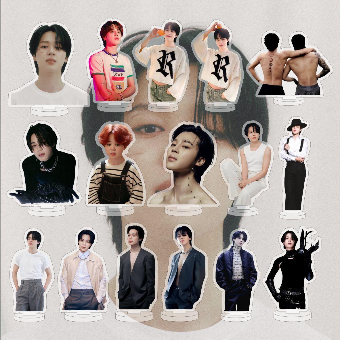 23年Jimin朴智旻 新专 新款亚克力双面立牌桌面摆件明星周边同款