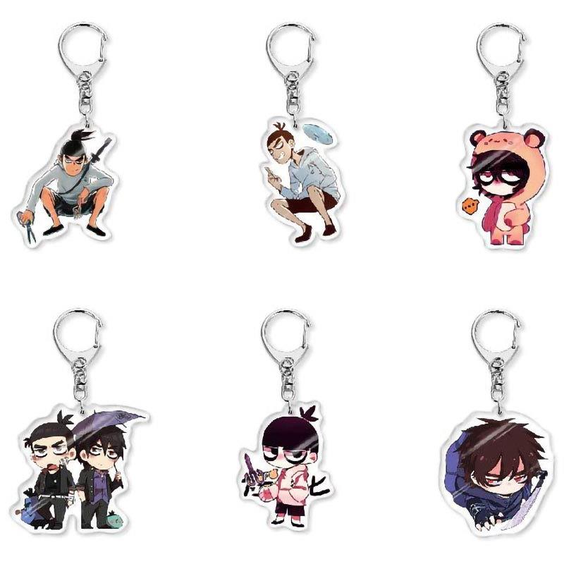 刺客五六七 动漫周边亚克力钥匙扣 567梅花十三立绘亚克力小挂件