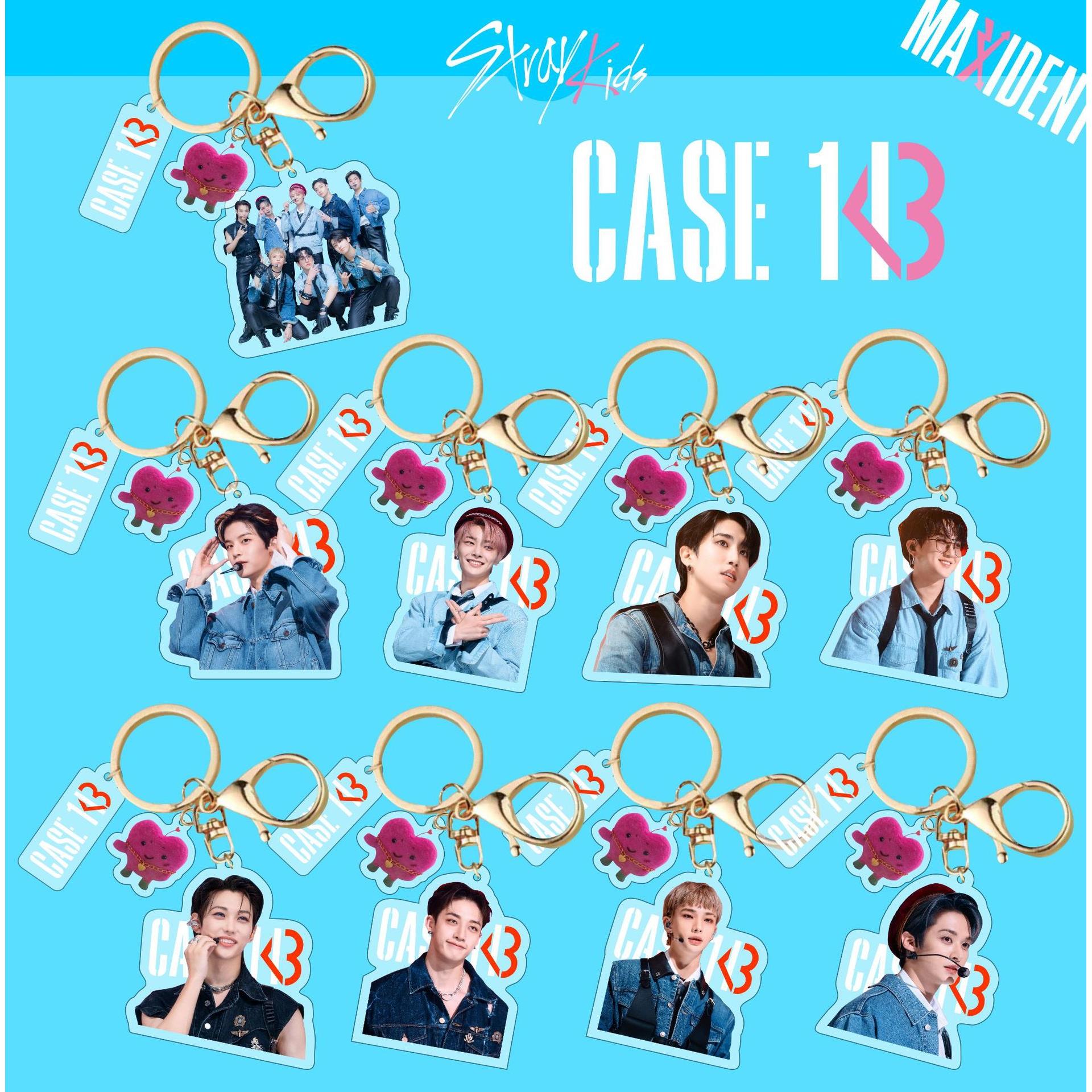 Stray kids新专辑MAXIDENT亚克力钥匙扣包包挂件配件饰品明星周