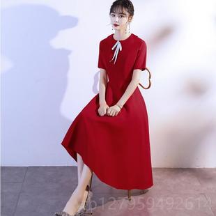 学生大歌合唱团演出服女人红歌比赛中高生诗朗诵红色指挥小礼 正品