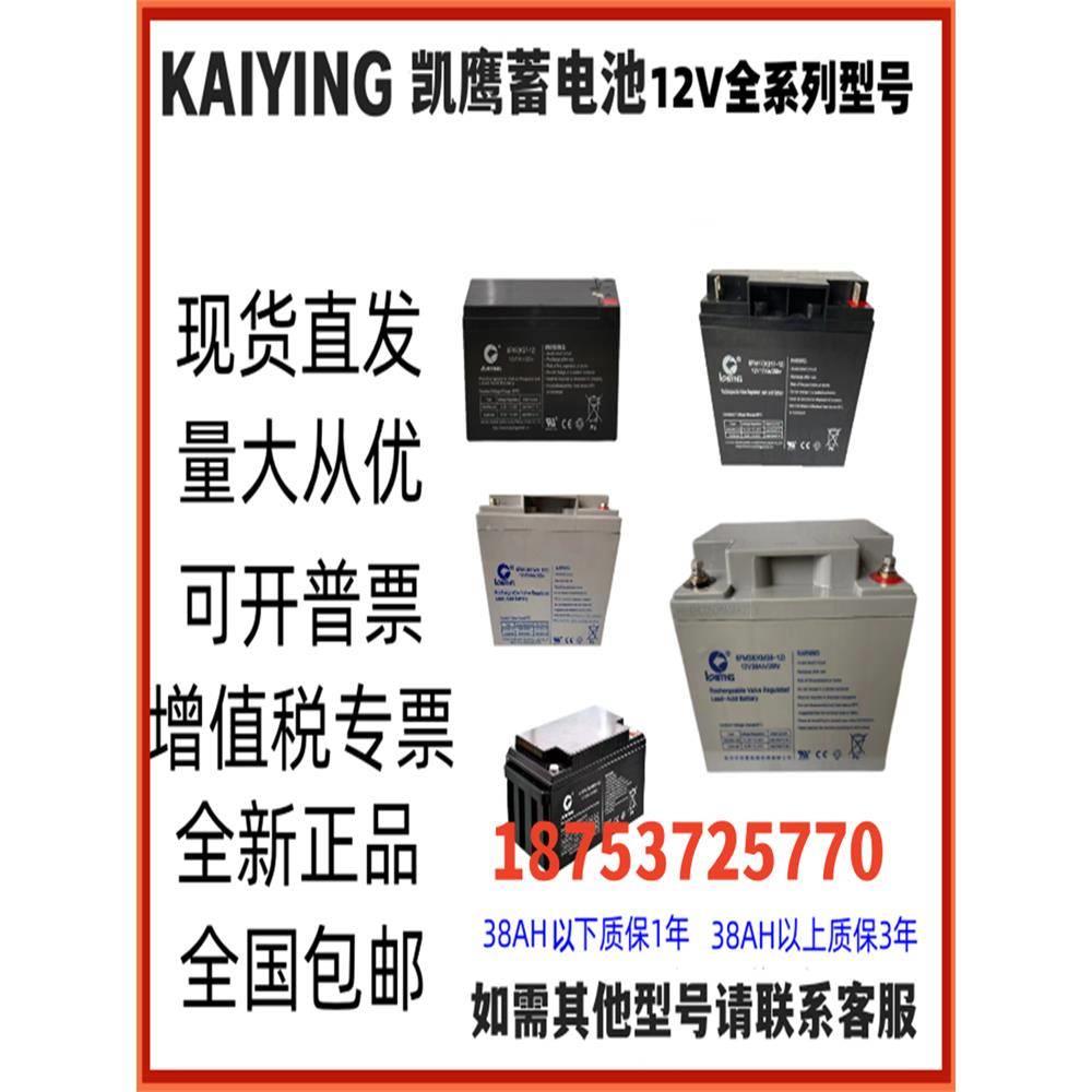 KAIYING凯鹰蓄电池6FM24消防主机12V24Ah直流屏UPS/EPS电梯备用