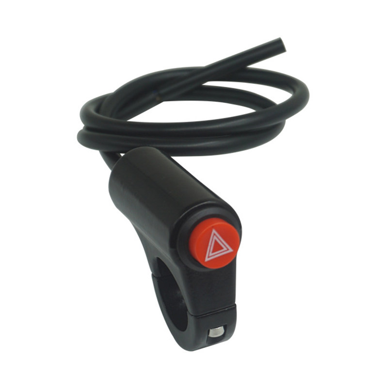 摩托车电动车改装通用双闪警示开关危险应急双跳爆闪按钮总成防水