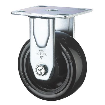 SRC  耐磨底j板脚轮 BA5-212 聚氨酯PU平底 工业万向脚轮