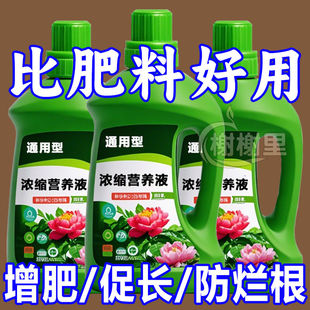 植物营养液浓缩型养花花卉瓜果浓缩家用绿植盆栽肥料绿萝叶富贵竹