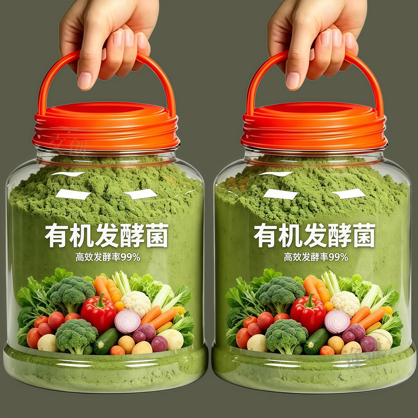 发酵菌厨余垃圾堆肥菌生物沤肥箱桶农用酵素粉植物发酵剂有机肥料