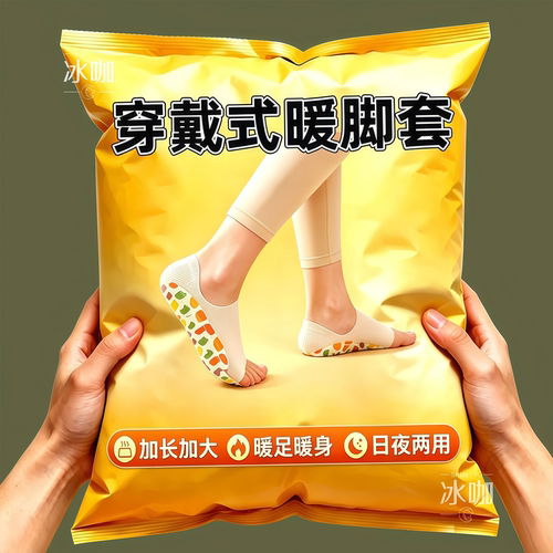 亲肤暖脚套强效100%暖脚草本热敷