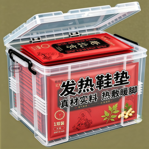发热鞋垫女艾草自发热暖宝宝冬季暖脚宝48小时暖足贴脚底加热防臭
