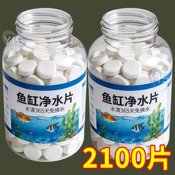 鱼缸净水片净化水质澄清清澈除臭去腥水族箱鱼池清水养鱼鱼缸专用
