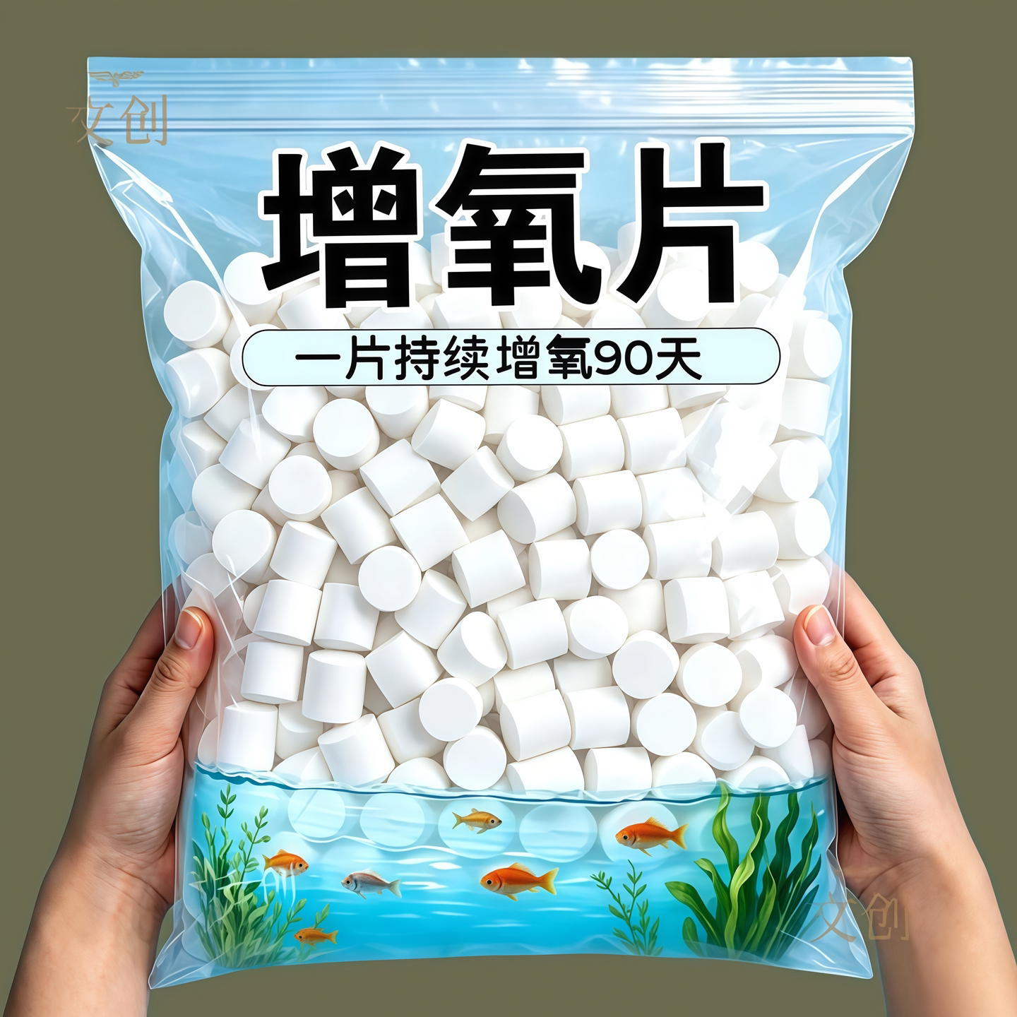 【鱼缸增氧颗粒】养鱼不怕断电了