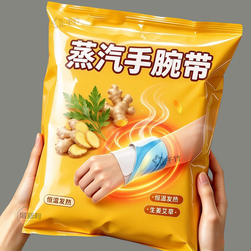暖手贴手腕宝妈妈鼠标暖宝宝护腕热敷蒸汽自发热手握腕带加热