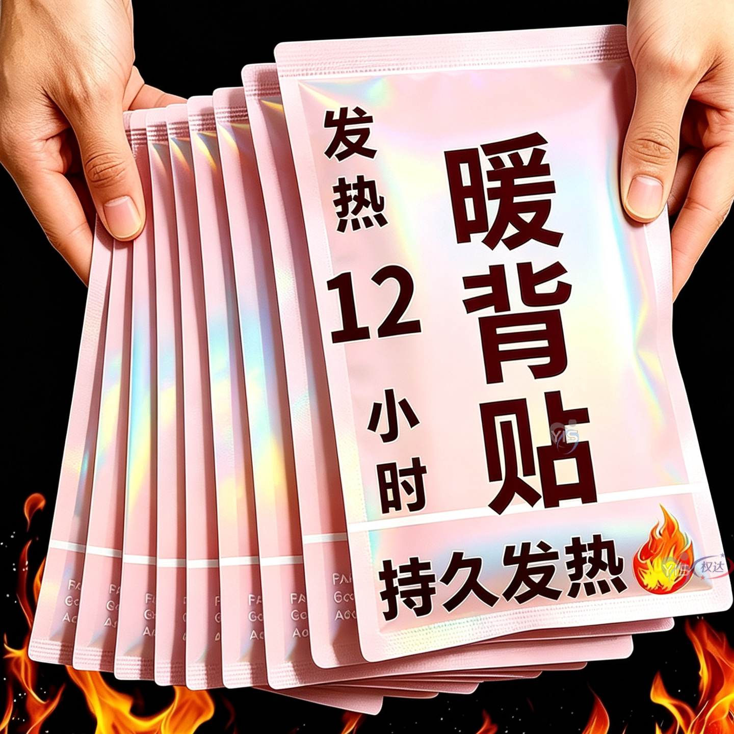 高温暖贴户外暖宝宝大号特大号持久暖背小腿保暖贴自发热加长暖贴