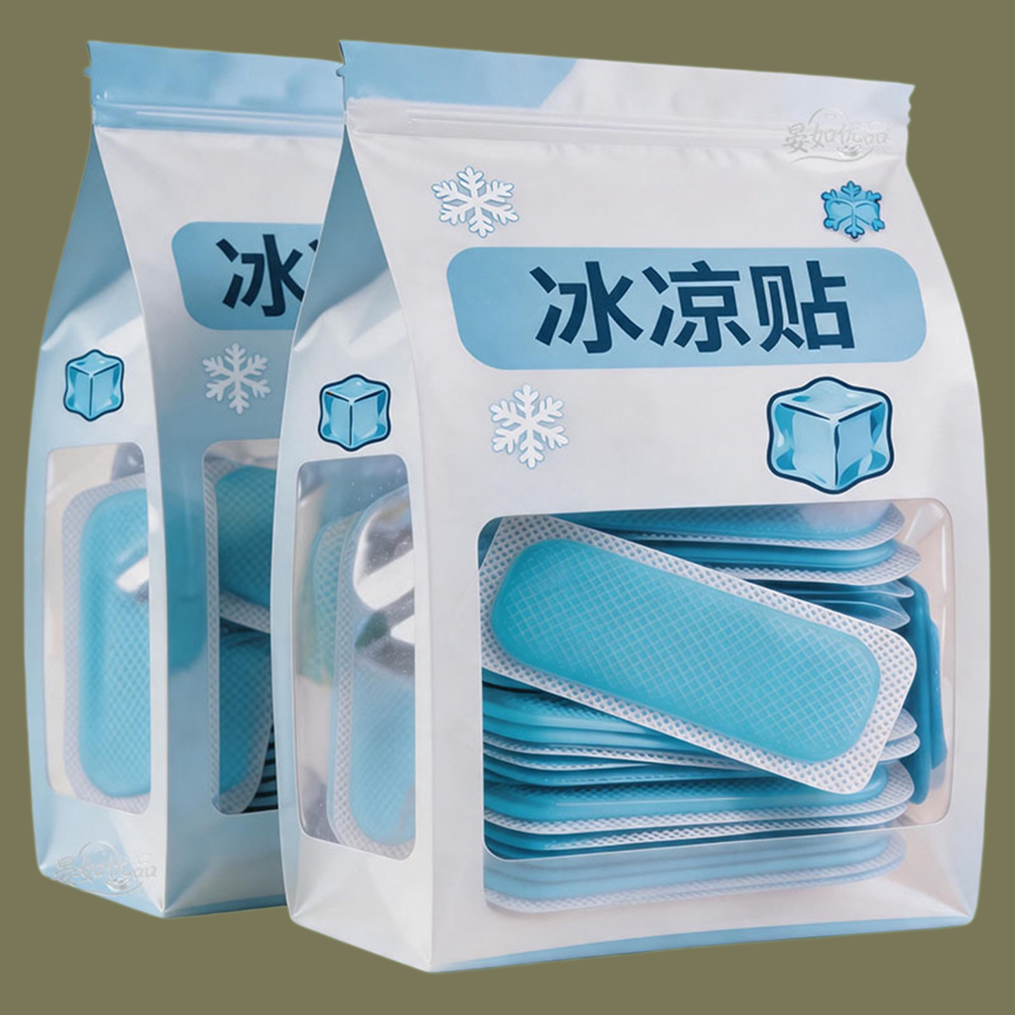 夏季降温冰贴学生解暑提神清凉贴