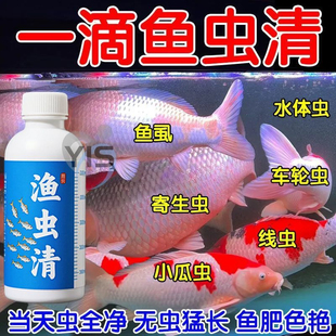 鱼虫清溶液水产养殖专用药纤毛虫锚头鳋指环虫寄生虫驱虫专用鱼药
