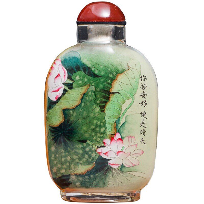 中国风鼻烟壶送老外内画出国礼品礼物中国特色工艺品创意摆件纪念