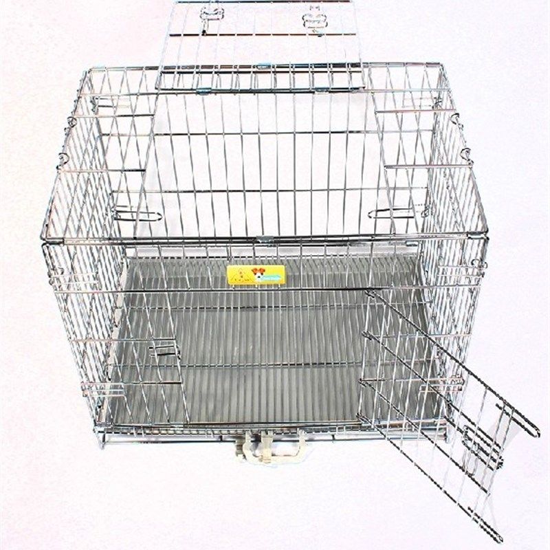 广东包邮 乐佳镀铬折叠宠物铁笼子中小型犬猫兔泰迪比熊狗笼房子,宠物/宠物食品及用品,狗笼子,淘宝优惠券,粉丝福利购,淘宝优惠卷