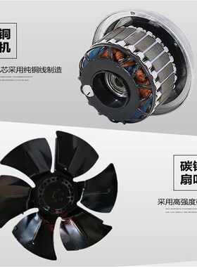 加长型变频风机风帽G型变频电机散热通风机冷却通风扇G160BG132B