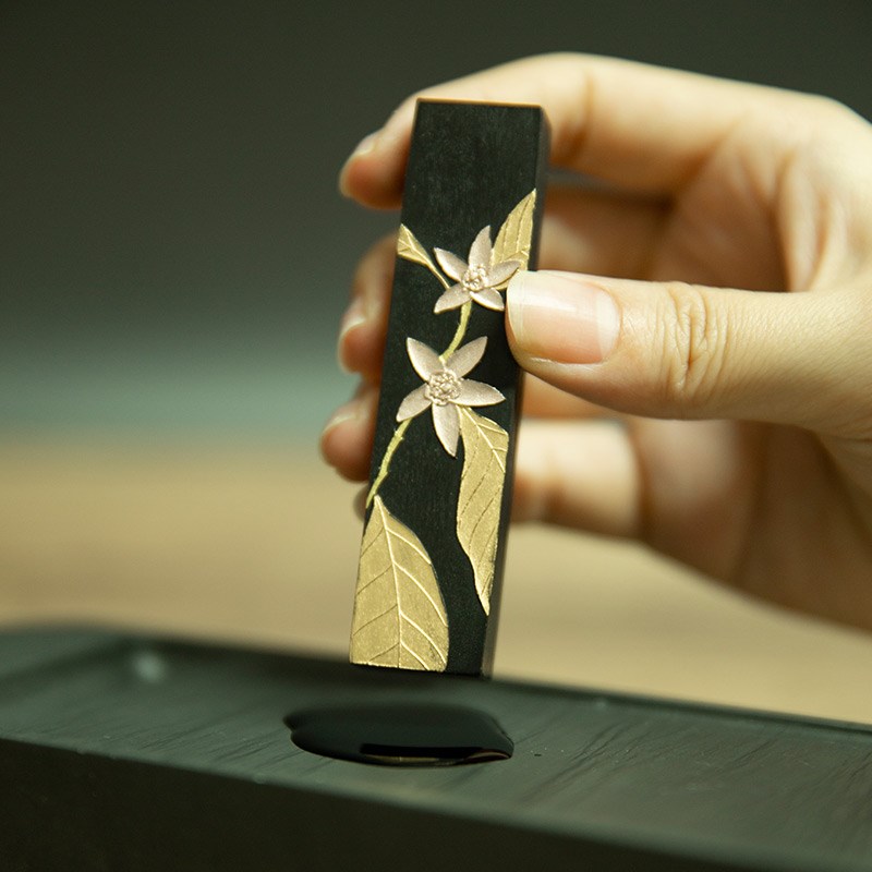 【西泠印社】油烟墨徽墨墨条墨块手工墨锭传统毛笔书法国画书画专