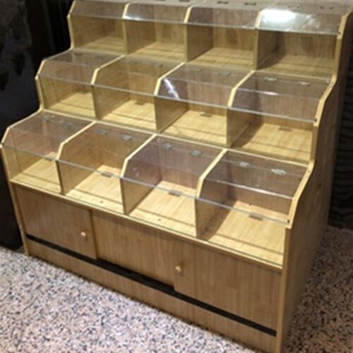 超市米斗米粮桶五谷杂粮柜四方米柜茶叶干果干货散货零食柜展示柜