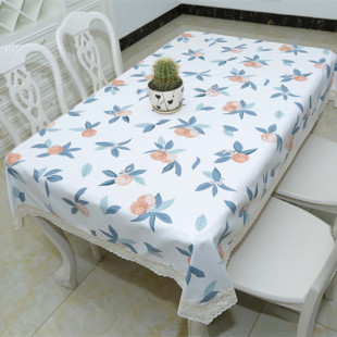 双12主会场桌布防水免洗花边书桌垫茶几垫布长方形圆桌餐桌台布