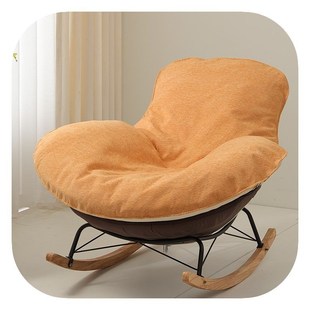 单个椅子替换套罩盖布摇椅懒人躺椅垫坐垫龙虾椅防滑椅套摇摇椅垫