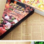 包邮 三角形披萨盒子切块披萨打包盒批匹pizza比萨纸盒外卖包装 盒