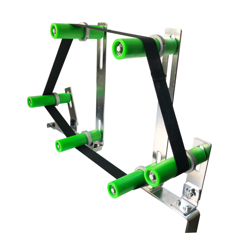 平车拉腰橡筋撑开架双针车裤腰松紧带氨纶架拷边锁边机上领口装置