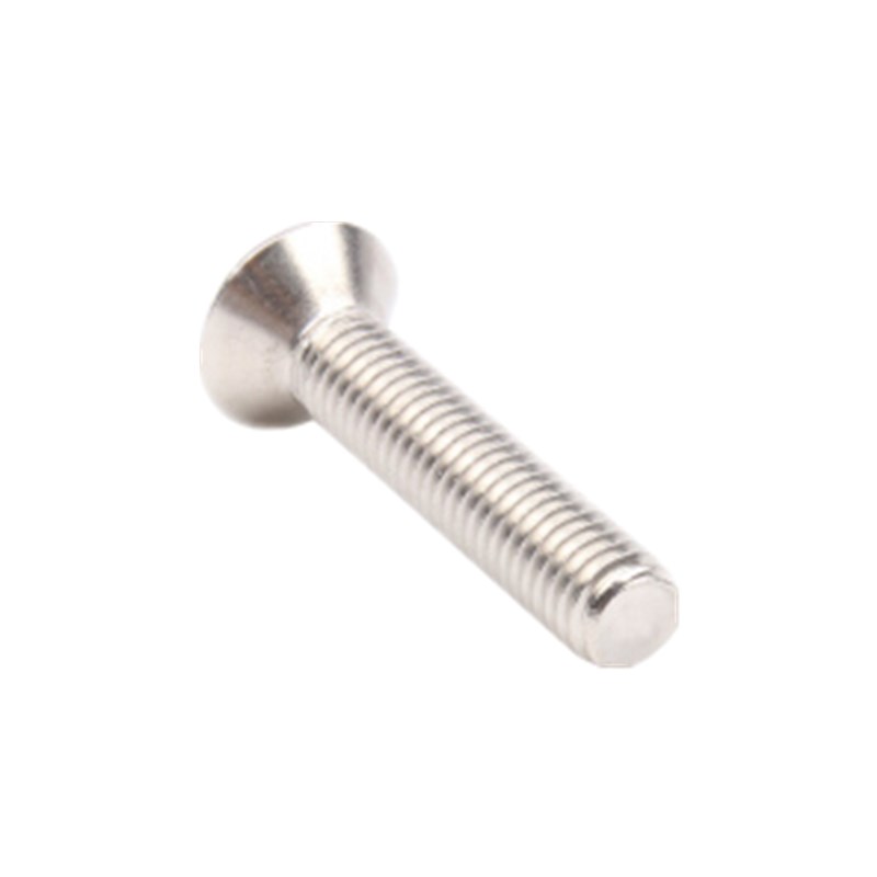 M4厘平头十字螺丝304沉头不锈钢机牙螺栓半圆头螺钉M5M6M8个大