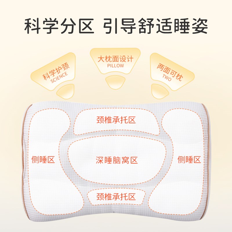 【热销款】DouDouDi定型枕头婴儿枕芯儿童护颈椎助睡眠学生专用