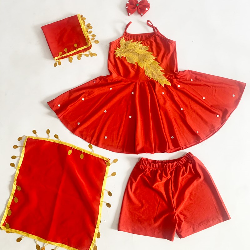 儿童独舞中国姑娘演出服桃李杯女童中国风表演服小舞蹈家舞台服装