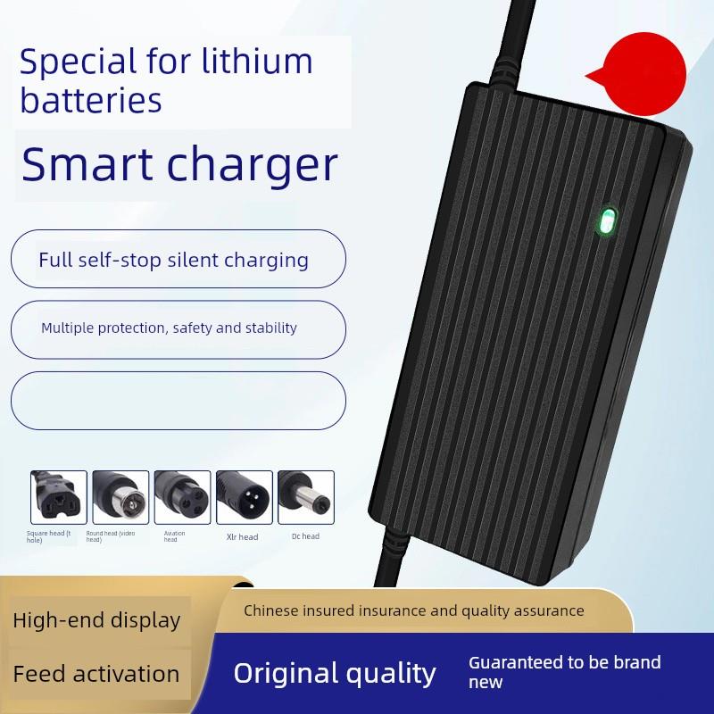 锂电池充电器电瓶车48V3A 36V2A 24V2A 电动车滑板车代驾车通用