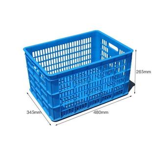 震迪塑料筐加厚塑胶周转箱水果蔬菜筐货框480 265K684 345