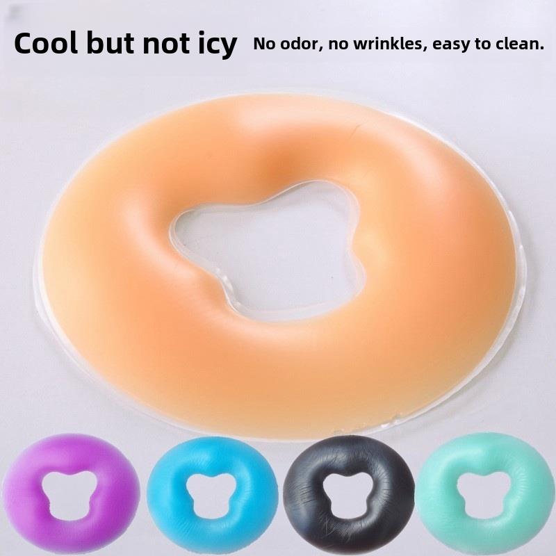 视网膜脱落术后硅胶趴枕美容按摩专用垫脸枕头按摩床乳胶趴趴枕