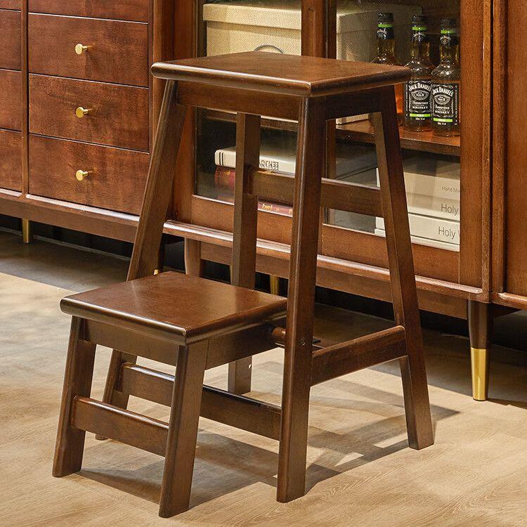 折叠凳实木梯凳家用两步梯折叠梯子登高人字梯高脚凳换鞋凳儿童凳