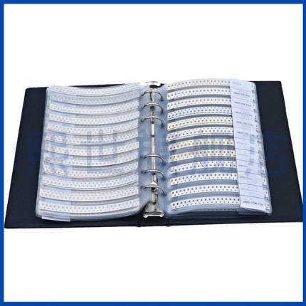 贴片电感磁珠样品本 元件包 0201/0402/0603/0805/1206 1nH~100uH