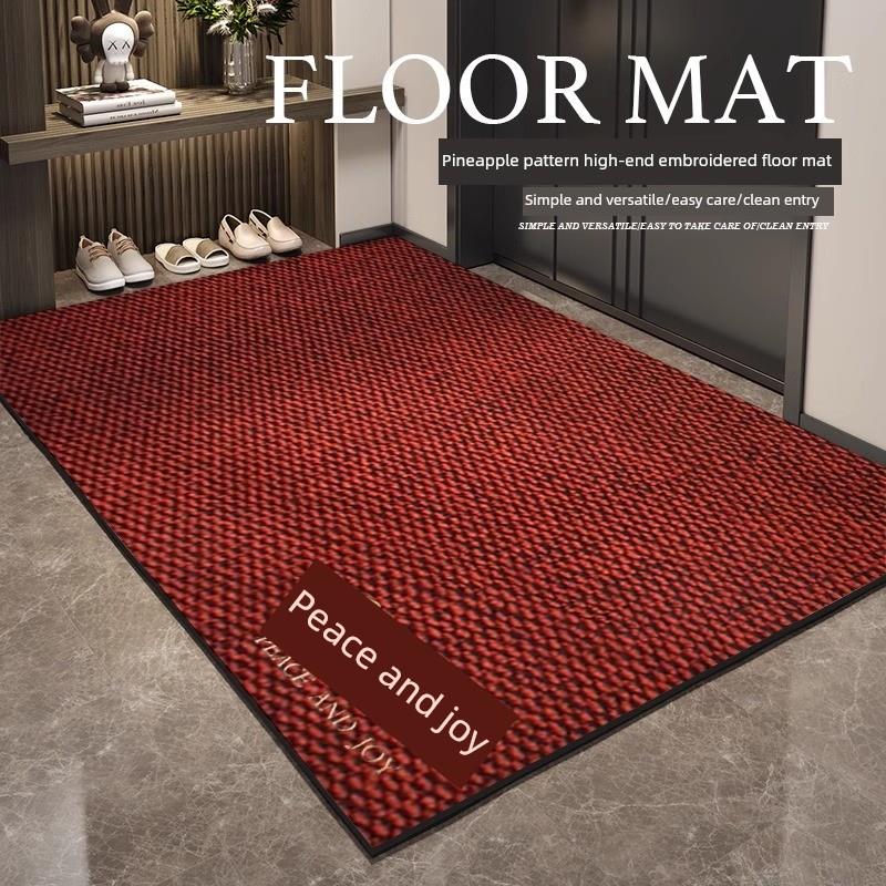 法国红色入户门地垫门口门垫防滑脚垫高级地毯新家用门外大门垫子