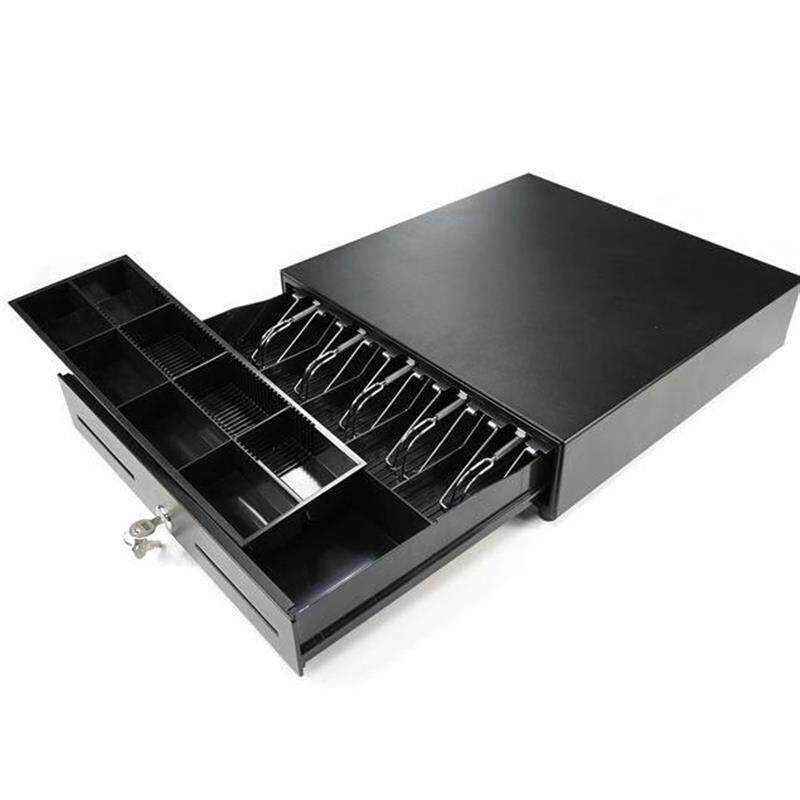 收银钱箱盒子带锁钱箱收银箱收钱柜抽屉式可独立用收款机零钱盒