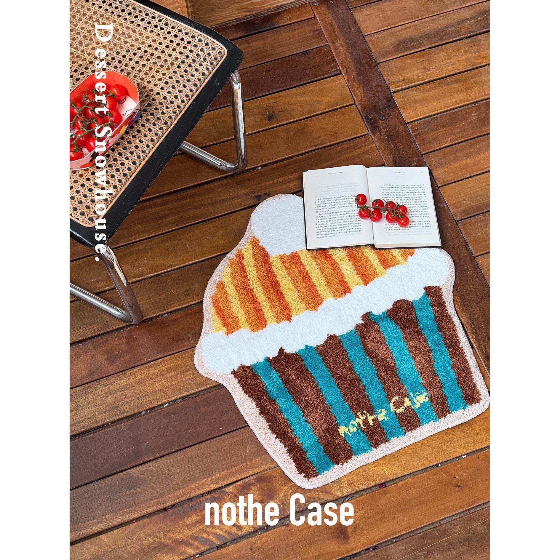 nothe Case「香橙麦芬」可爱地毯入户门脚垫 原创毛绒柔软地垫 - 封面