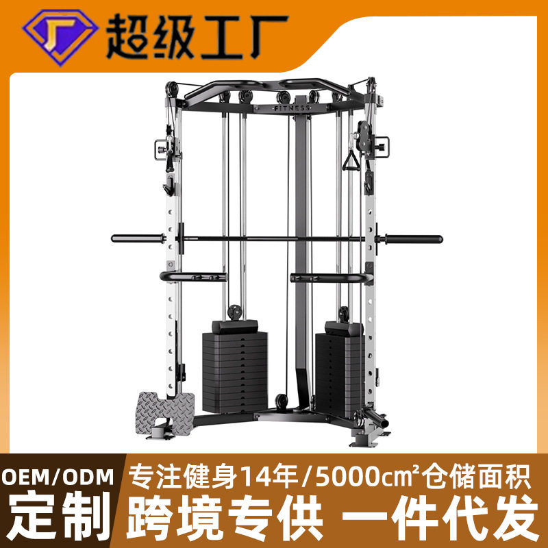 史密斯机综合训练器飞鸟龙门架家用多功能深蹲架高拉健身器材
