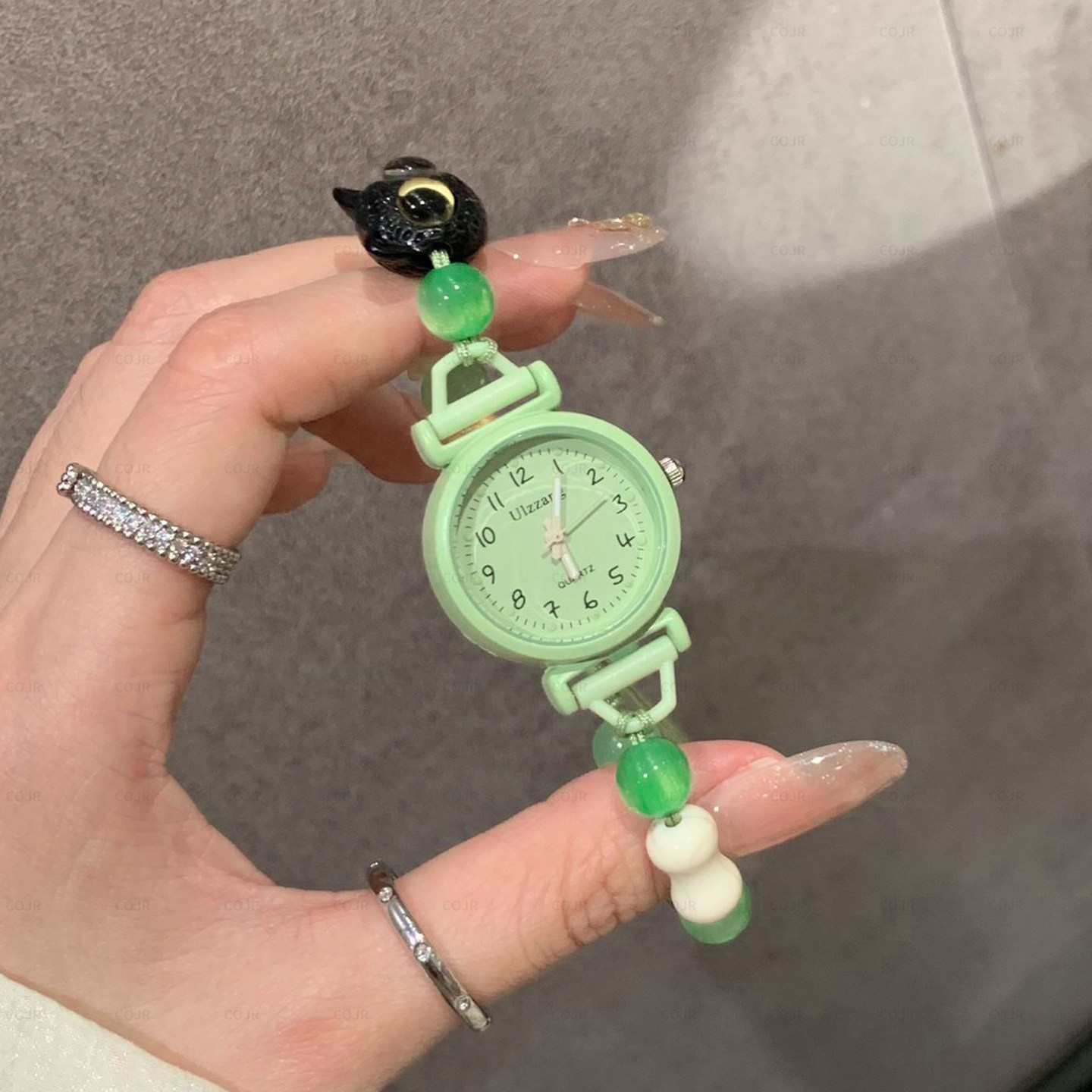 ins风高颜值初高中学生手链手表图片