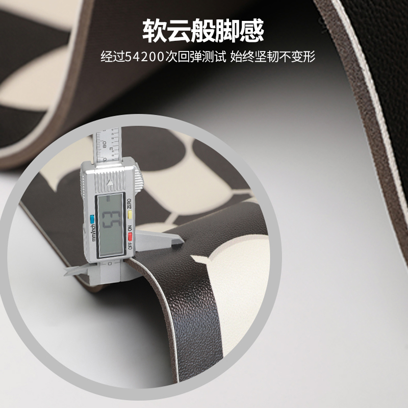 厨房地垫简约防水防油防滑免洗pvc入户脚垫家用满铺耐脏垫子