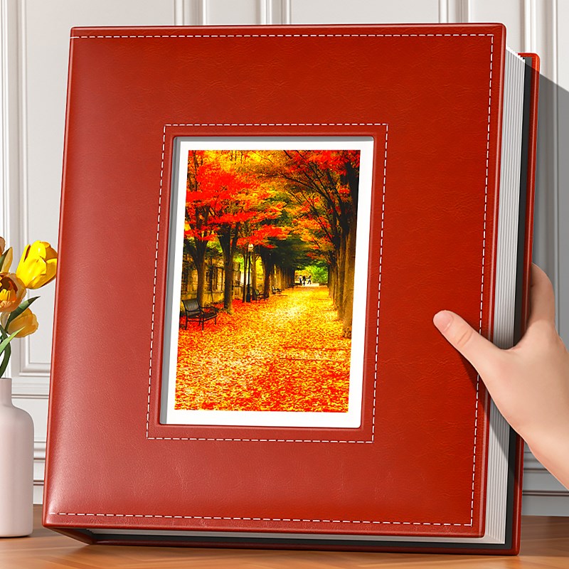 相册本纪念册diy可写字相册自粘贴覆膜式影集相册本大容量家庭